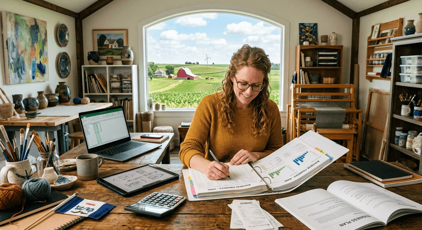 Running a Creative Business in Iowa Also Means Getting Your Finances in Order